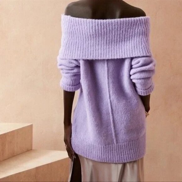 Banana Republic
Oversized Cowl-Neck
Tunic Sweater Lilac
51% Alpaca blend Sz XL - Picture 2 of 12